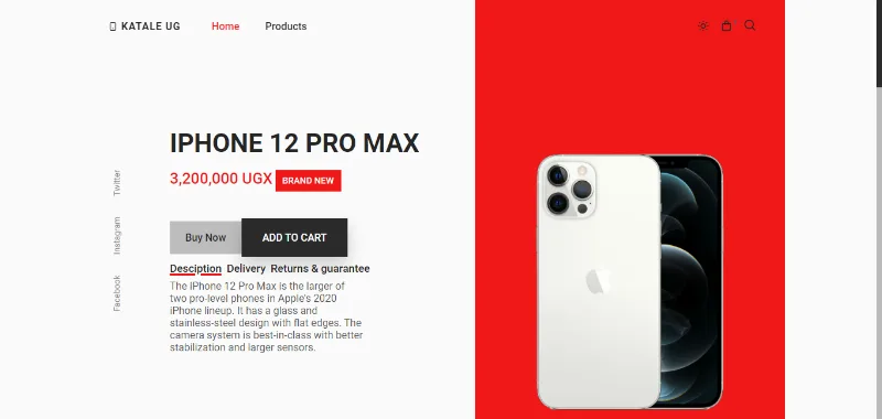 Ady Gadgets online electronics store built by AG Digital Solutions
