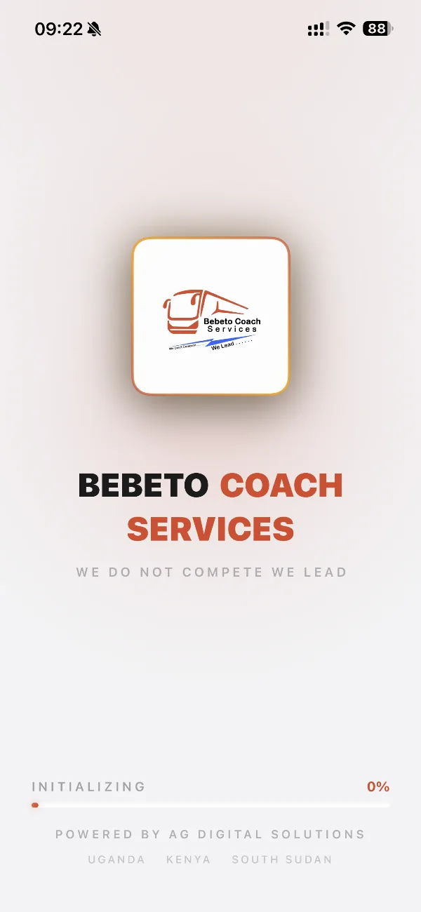 Bebeto Coach iOS companion app for bus ticket booking